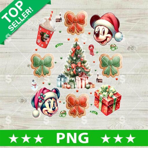 Disney Mouse Coquette Christmas PNG