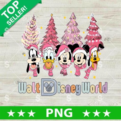 Disney Mouse Walt Disney World Pink Christmas PNG