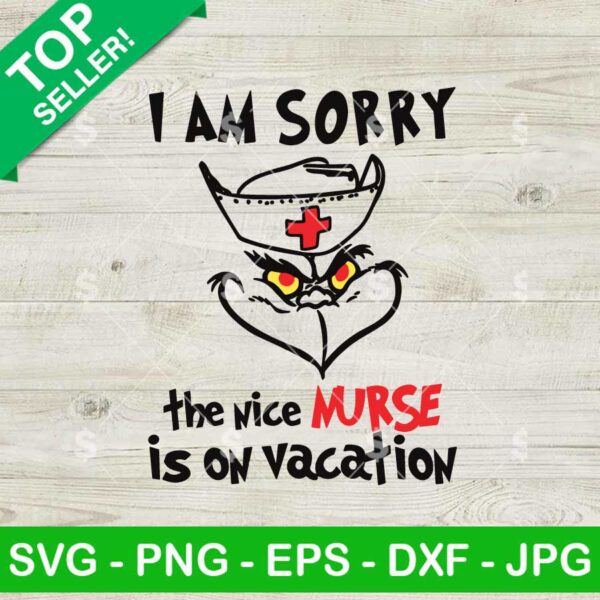 Funny Grinch Nurse Christmas Vacation SVG