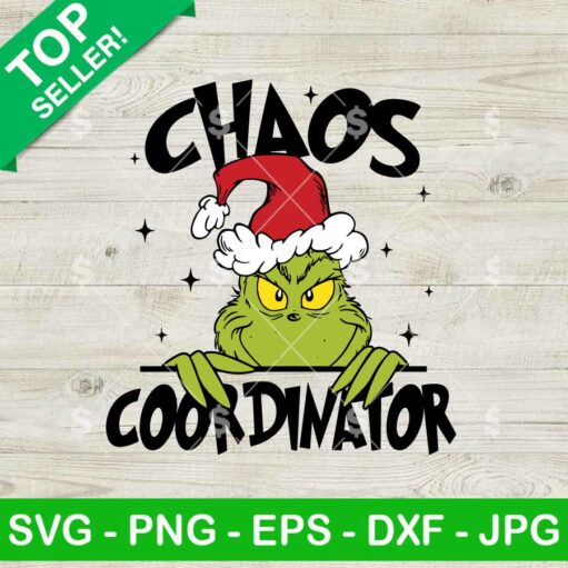 Grinch Chaos Coordinator Christmas SVG