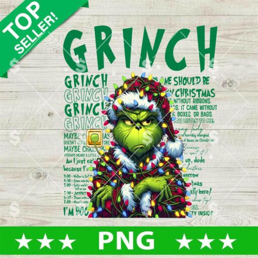 Grinch Christmas Light PNG