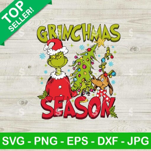 Funny Grinchmas Season SVG