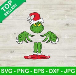 Grinch Head Hands and Feet SVG