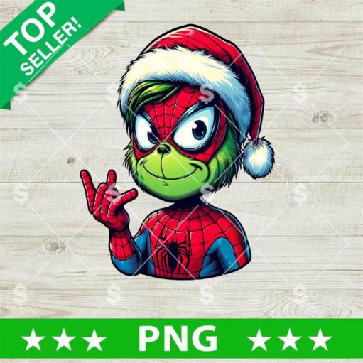 Grinch Spiderman PNG