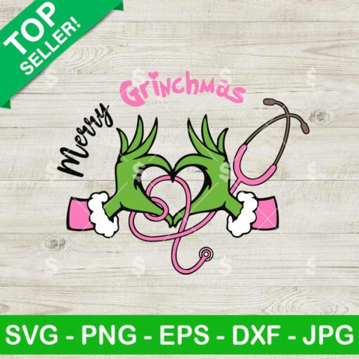 Grinchmas Nurse Christmas SVG