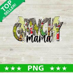 Leopard Grinchy Mama PNG, Grinch Christmas Mama PNG, Sparkly Glitter Christmas Lights Grinch Sublimation PNG