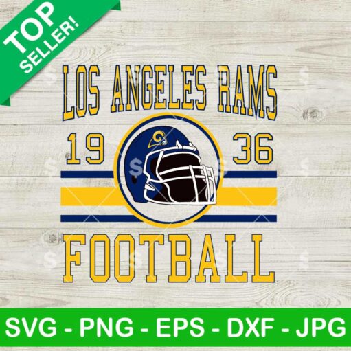 Los Angeles Rams Football SVG