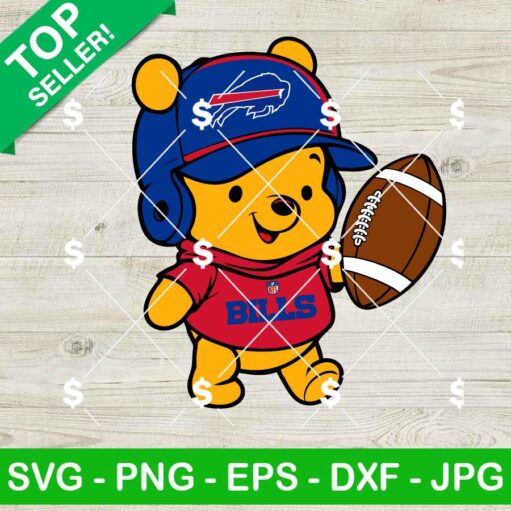 NFL Buffalo Bills Winnie The Pooh SVG