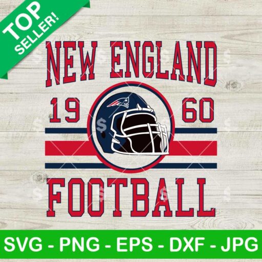 New England Patriots Football SVG