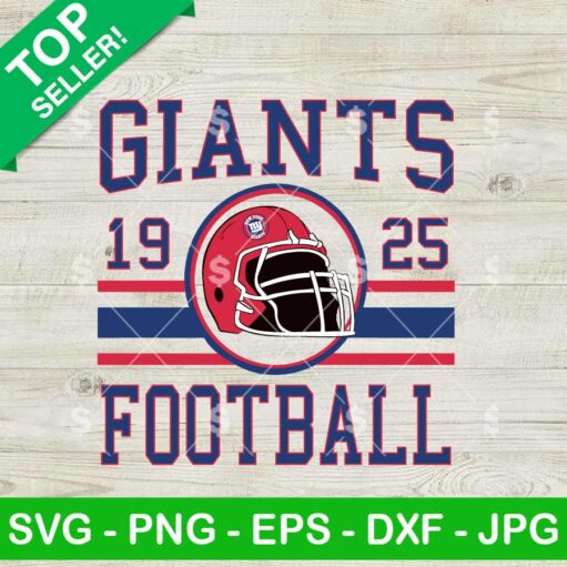 New York Giants Football SVG