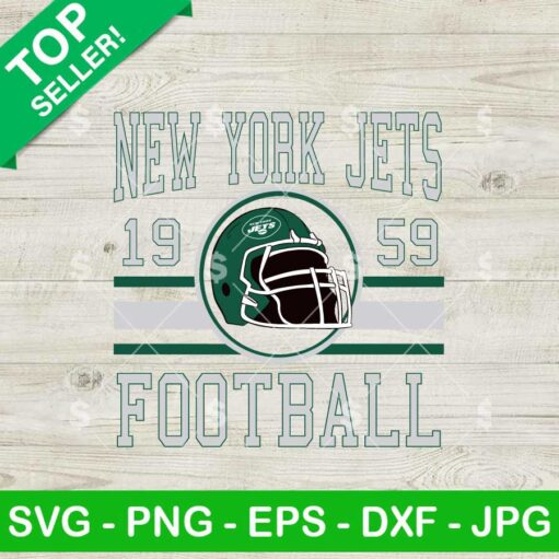 New York Jets Football SVG