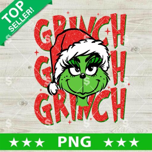 Retro Grinch Face Png