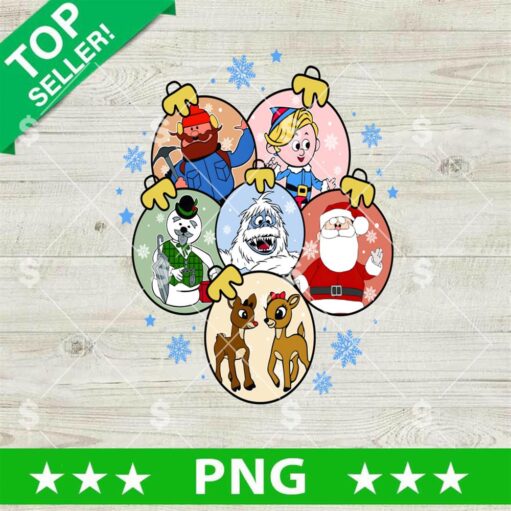 Rudolph The Red Nosed Christmas Ornament PNG