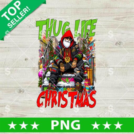 Santa Claus Christmas Thug Life PNG