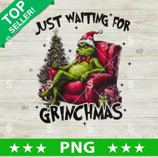 Santa Grinch Waiting Christmas PNG