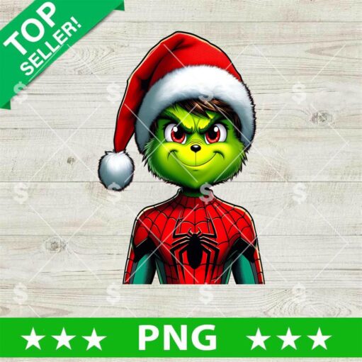 Santa Spiderman PNG