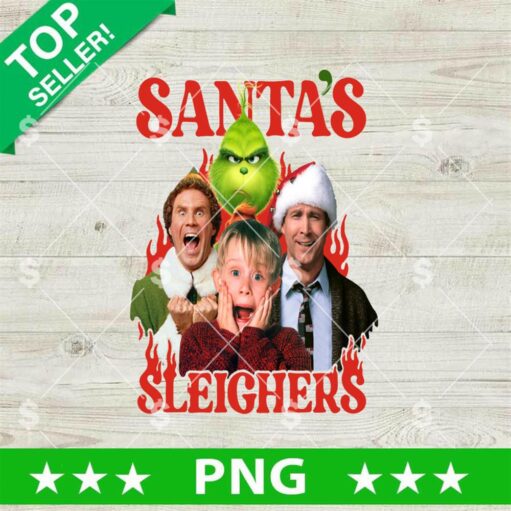 Santa's Sleighs Christmas Movie PNG