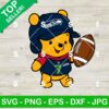 Seattle Seahawks Winnie The Pooh NFL Fan SVG