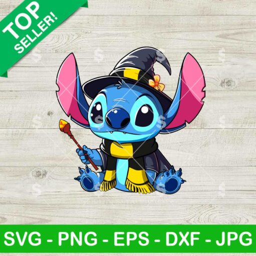 Disney Stitch Harry Potter Hogwarts SVG