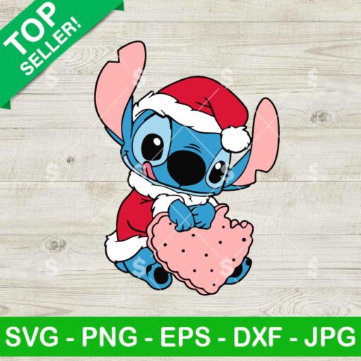 Stitch Mexican Christmas SVG