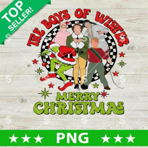 The Boys Of Winter Merry Christmas PNG