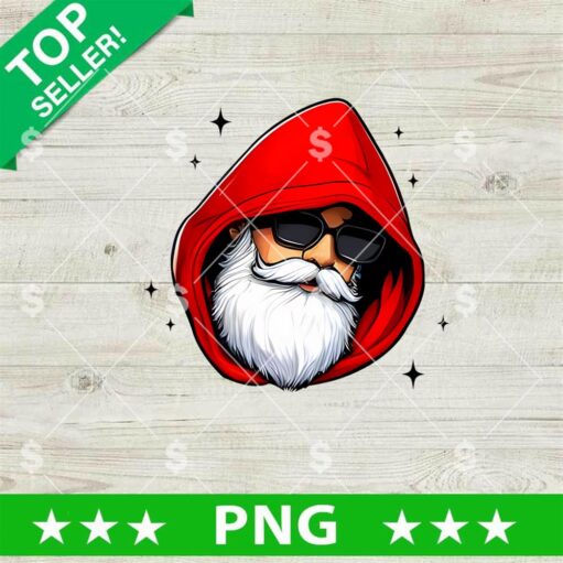 Thug Life Christmas Funny Cool Santa Claus PNG