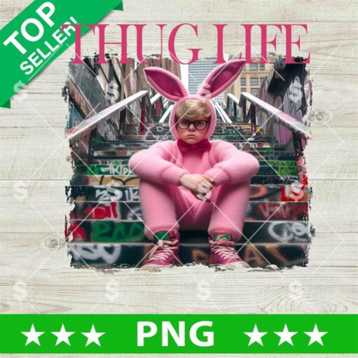 Thug Life Ralphie Christmas PNG