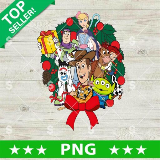 Toy Story Christmas Wreath PNG