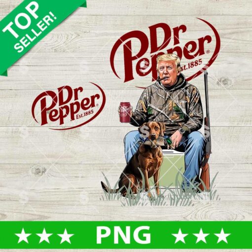 Trump Hunting Drink Dr Pepper PNG