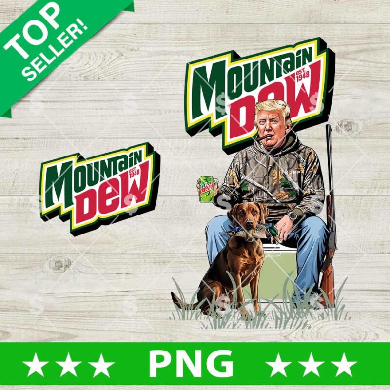 Trump Hunting Drink Mountain Dew PNG