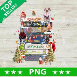 VHS Christmas Movie PNG, 90s Style Christmas VHS Tapes PNG, Merry Christmas Movies VHS PNG
