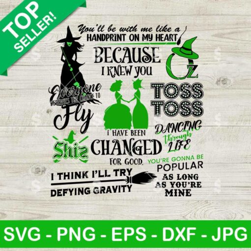 Wicked Movie Changed For Good SVG