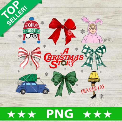 A Christmas Story Coquette Bow PNG