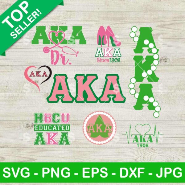 Alpha Kappa Alpha HBCU Bundle SVG