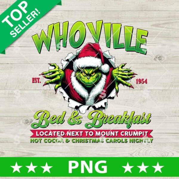 Whoville Bed And Breakfast Est 1954 PNG