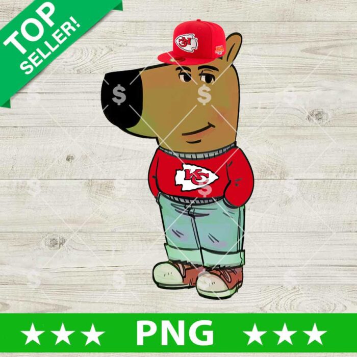 Chill Guy Meme KC Chiefs NFL PNG, Chill Guy KC Chiefs PNG, Just A Chill Guy Football Meme Sublimation PNG