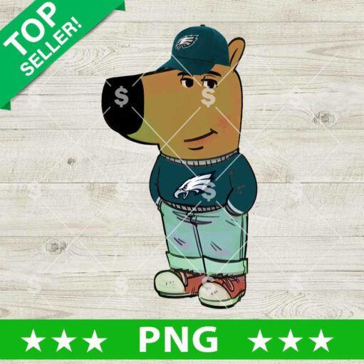 Chill Guy Meme Philadelphia Eagles NFL PNG