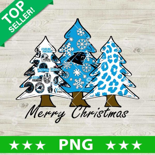Christmas Tree Carolina Panthers Football PNG
