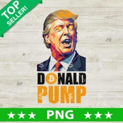 Donald Pump Bitcoin PNG