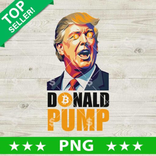 Donald Pump Bitcoin PNG