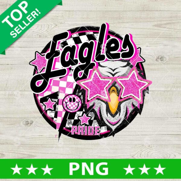 Eagles Mascot Pride PNG, Eagles Logo PNG, Eagles Sport Logo Sublimation PNG