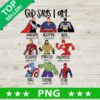 God Says I Am Superheroes PNG