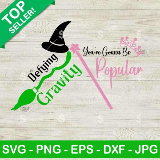 Defying Gravity Wicked SVG