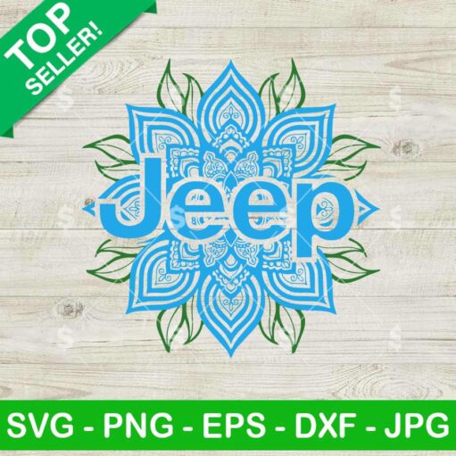 Jeep Manalda Flower SVG