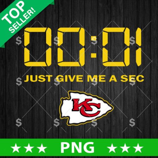 Just Give Me A Sec KC Chiefs PNG