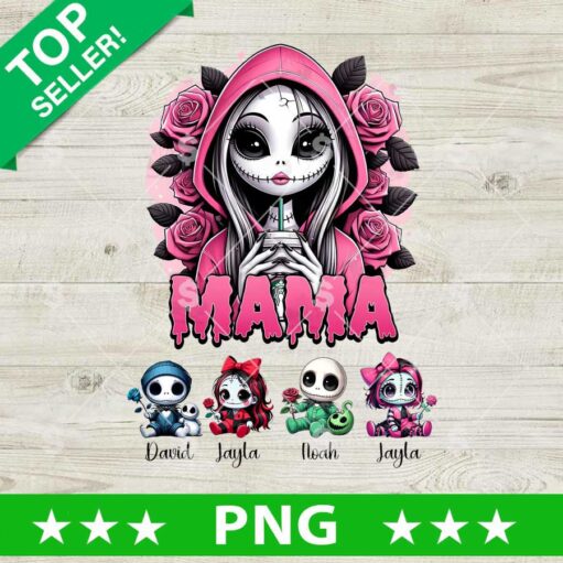 Sally Mama And Son Custom Name PNG