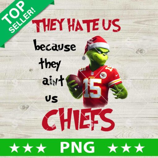 They Hate Us Because They Ain't Us Chiefs PNG