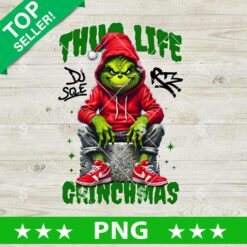 Thug Life Grinchmas Rapper PNG