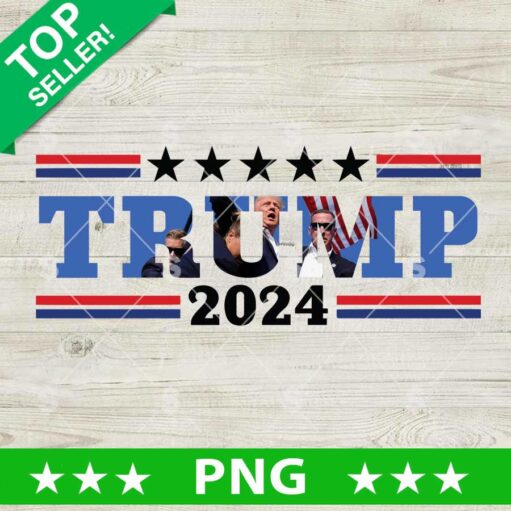 Trump 2024 Fight PNG