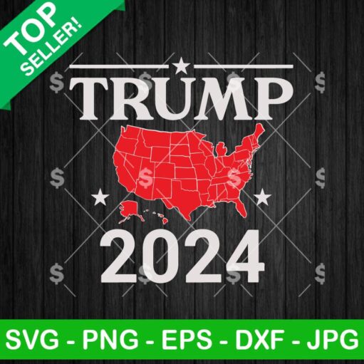 Trump 2024 America President SVG